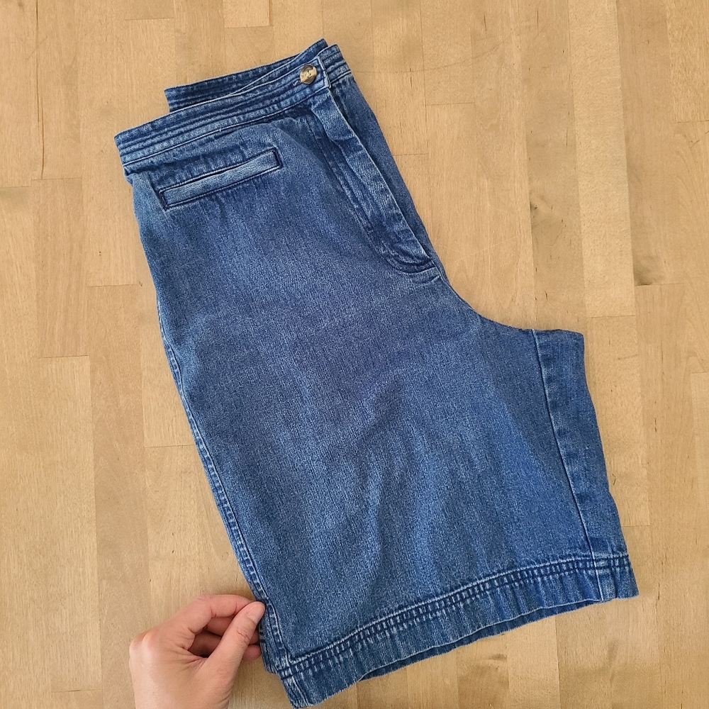Vintage Talbots High Waisted Denim Shorts 6